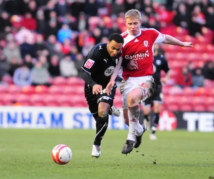 Framed Print : The Clash of Titans: Middlesbrough vs. Bristol City (Season 09-10)