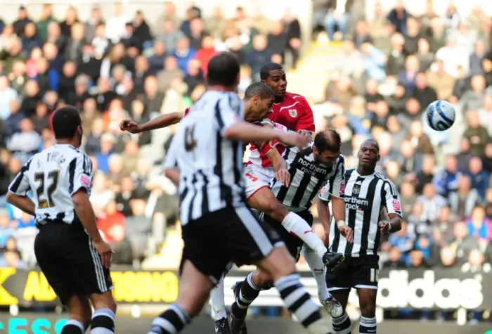 Framed Print : Clash of Titans: Newcastle United vs. Bristol City - Season 09-10 Framed Print : Clash of Titans: Newcastle United vs. Bristol City - Season 09-10