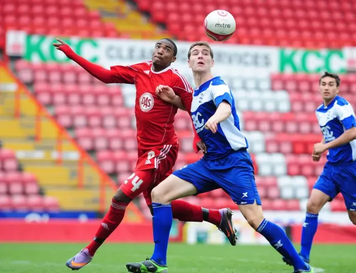 Framed Print : Clash of Young Talents: Bristol City Reserves vs Birmingham City Reserves - Season 10-11