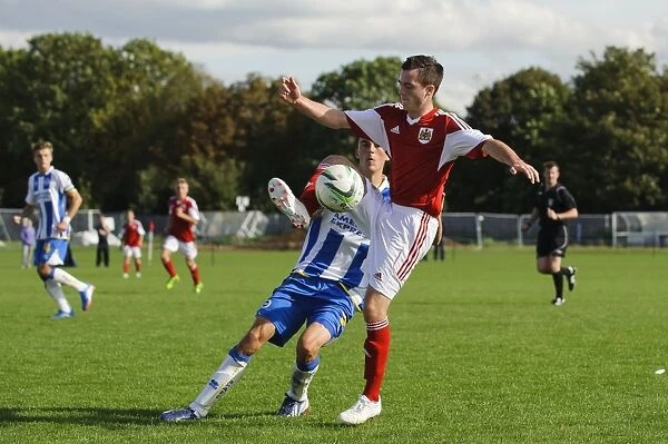 Clash of the Young Talents: George Kellow vs Jordan Drew in Bristol City U18 vs Brighton & Hove Albion U18 Football Match