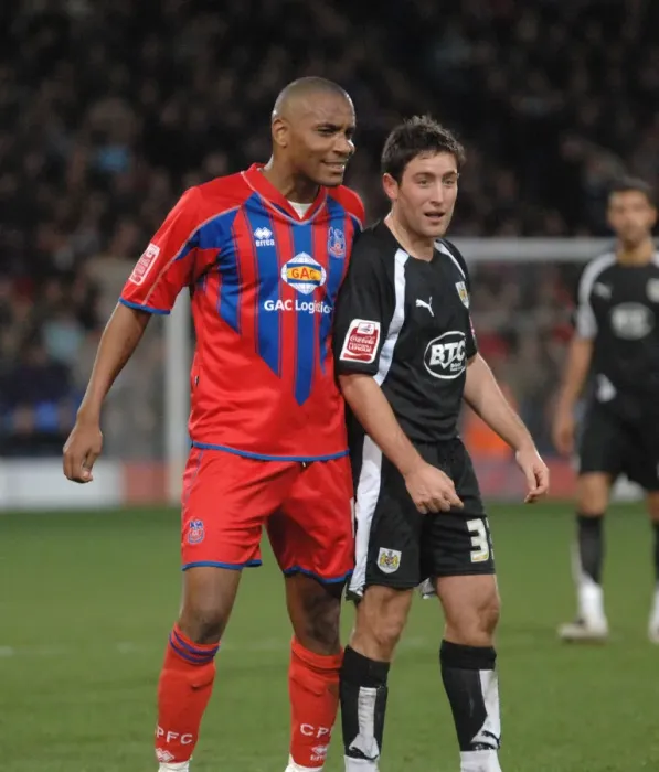 Framed Print : Clinton Morrison's Thrilling Showdown: Crystal Palace vs. Bristol City (Lee Johnson's Teams)