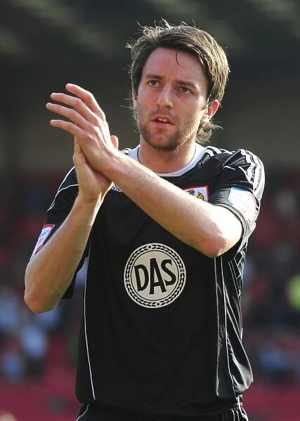 Cole Skuse of Bristol City in Action against Barnsley at Oakwell Stadium, 2011 Championship Match