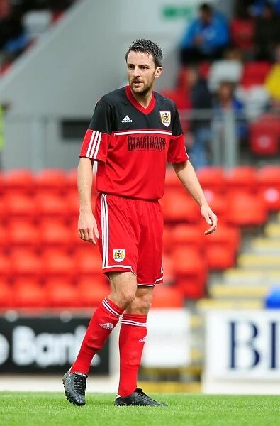 Cole Skuse of Bristol City in Action against St Johnstone at McDiarmid Park, Perth (2012)