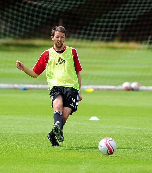Cole Skuse of Bristol City: Deep in Thought during Pre-Season Training