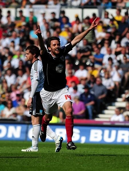 Cole Skuse's Double: Bristol City Secures Championship Victory Over Derby County (30th April 2011)