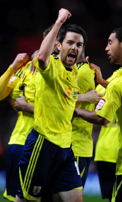 Framed Print : Cole Skuse's Goal Celebration: Southampton vs. Bristol City (Championship, 30 / 12 / 2011)