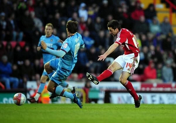 Cole Skuse's Thrilling Goal: Bristol City Stuns West Ham at Ashton Gate, April 17, 2012