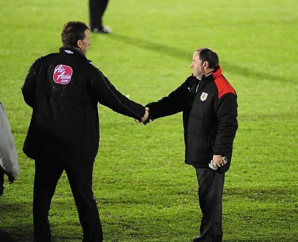 Collaborative Pitch Inspection: Managers and Match Officials of Plymouth Argyle and Bristol City Unite