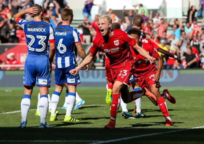 Framed Print : Controversial Goal: Abraham's Scored, Magnusson's Disallowed - Bristol City vs Wigan Athletic Framed Print : Controversial Goal: Abraham's Scored, Magnusson's Disallowed - Bristol City vs Wigan Athletic