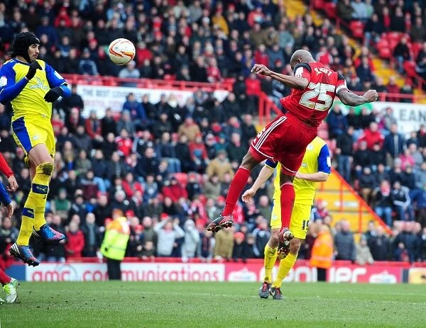 Controversial Moment: Llera Stops Elliott's Goal-bound Header with His Arm (Bristol City vs Sheffield Wednesday, 2013)