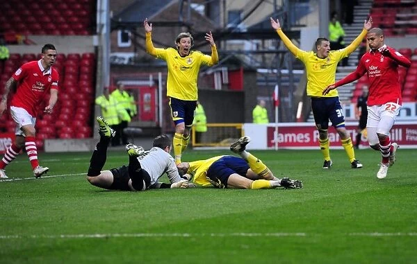 Controversial Penalty: Jon Stead Wins for Bristol City against Nottingham Forest, April 2012