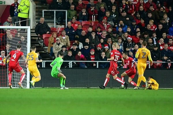 Daniel Johnson Scores the Game-Changing Goal: Bristol City vs. Preston North End, 17-12-2016