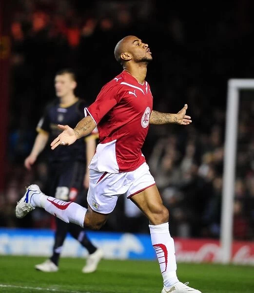 Danny Haynes Scores the Opener: Thrilling Moment from Bristol City's Championship Victory over Barnsley (23 / 03 / 2010)