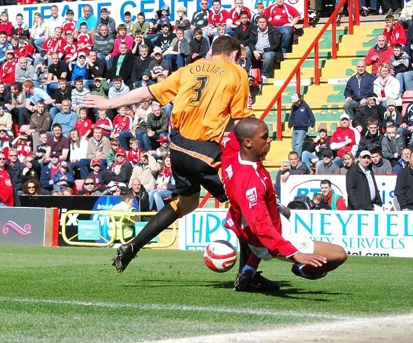 Darren Byfield in Action: Bristol City vs. Wolverhampton Wanderers