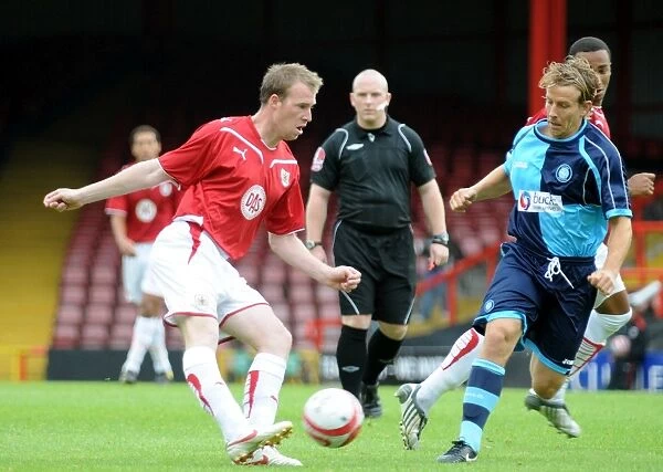 David Clarkson in Action for Bristol City Against Wycombe Wanderers