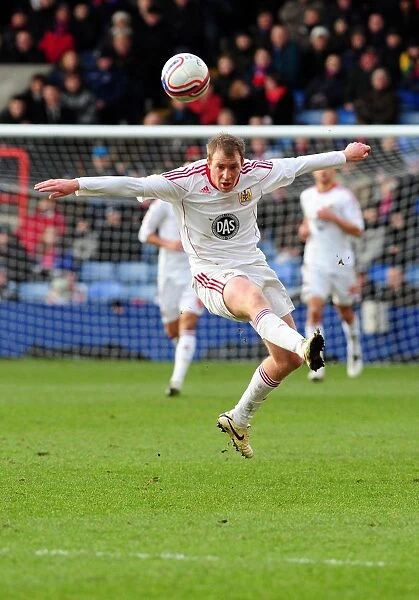 David Clarkson of Bristol City in Action against Crystal Palace, Championship Match, Selhurst Park, London, 2011