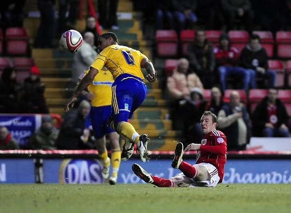 David Clarkson's Near-Miss: Bristol City vs. Derby County Championship Clash at Ashton Gate Stadium (11-12-2010)