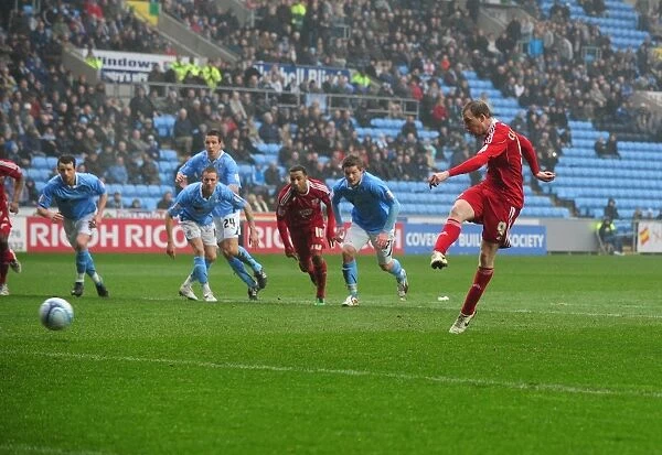 David Clarkson's Penalty: Bristol City's 3-0 Lead Against Coventry City - Championship Match, 05 / 03 / 2011