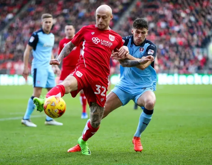 Framed Print : David Cotterill in Action: Bristol City vs Rotherham United, Sky Bet Championship (February 4, 2017) - Ashton Gate Stadium Framed Print : David Cotterill in Action: Bristol City vs Rotherham United, Sky Bet Championship (February 4, 2017) - Ashton Gate Stadium