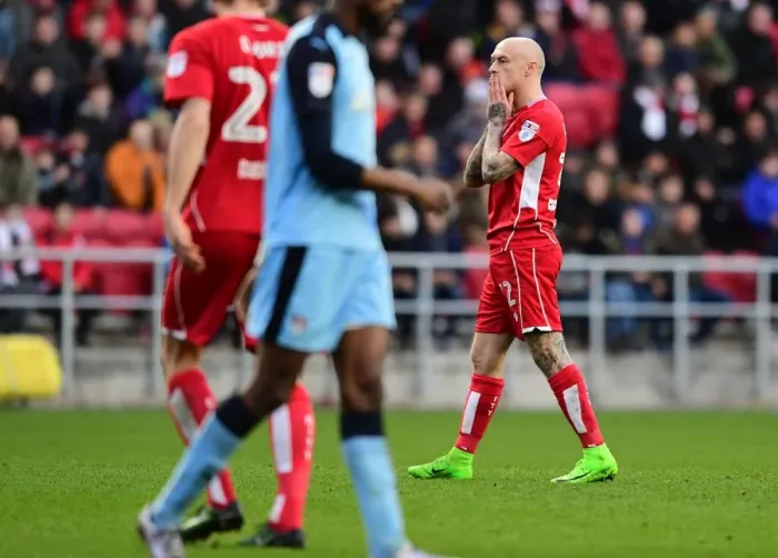 Framed Print : David Cotterill in Action: Bristol City vs Rotherham United, Sky Bet Championship, Ashton Gate, February 4, 2017 Framed Print : David Cotterill in Action: Bristol City vs Rotherham United, Sky Bet Championship, Ashton Gate, February 4, 2017