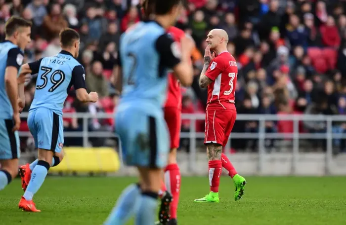 Framed Print : David Cotterill in Action: Bristol City vs Rotherham United, Sky Bet Championship (February 4, 2017) Framed Print : David Cotterill in Action: Bristol City vs Rotherham United, Sky Bet Championship (February 4, 2017)