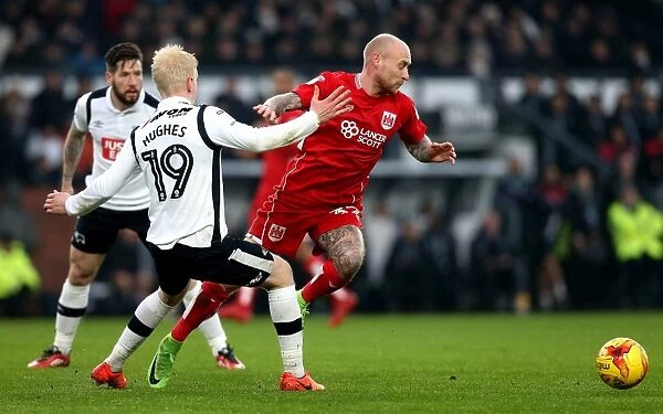 David Cotterill Outmaneuvers Will Hughes: Intense Championship Showdown between Derby County and Bristol City
