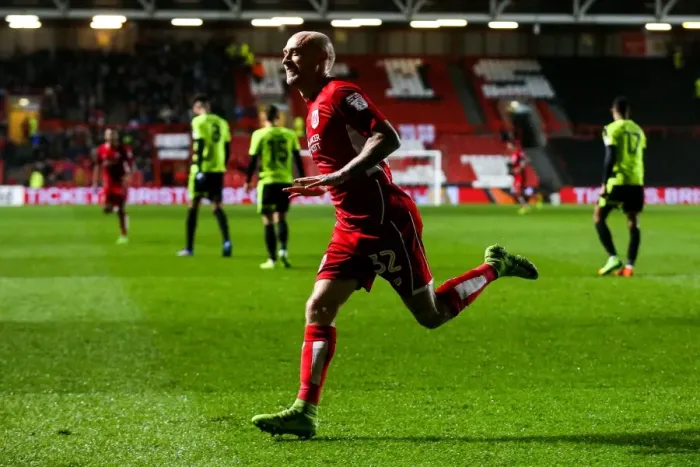 Framed Print : David Cotterill's Penalty: 4-0 Bristol City's Victory over Huddersfield Town