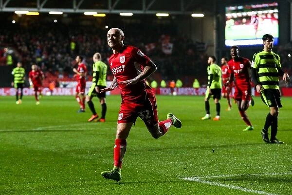 David Cotterill's Penalty: 4-0 Lead for Bristol City Against Huddersfield Town