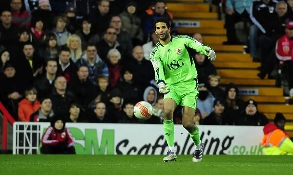 David James in Action: Bristol City vs Doncaster Rovers, Championship Match, 21st January 2012 - Editorial Use Only