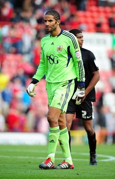 David James in Action: Bristol City vs Peterborough United, Championship Football Match, October 15, 2011 (Editorial Use Only)