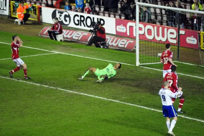 Framed Print : David James Embarrassing Own Goal: Bristol City vs. Cardiff City (10-03-2012) Framed Print : David James Embarrassing Own Goal: Bristol City vs. Cardiff City (10-03-2012)