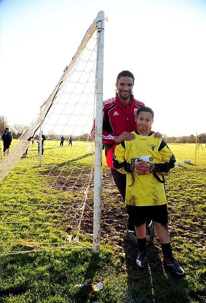 David James Visits Ashton Park School with Bristol City FC: A Memorable Day for Young Football Fans (Season 10-11)