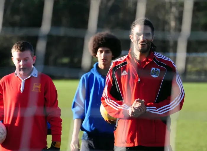 Framed Print : David James Visits Ashton Park School with Bristol City FC: A Memorable Day for Young Fans - Season 10-11 Framed Print : David James Visits Ashton Park School with Bristol City FC: A Memorable Day for Young Fans - Season 10-11