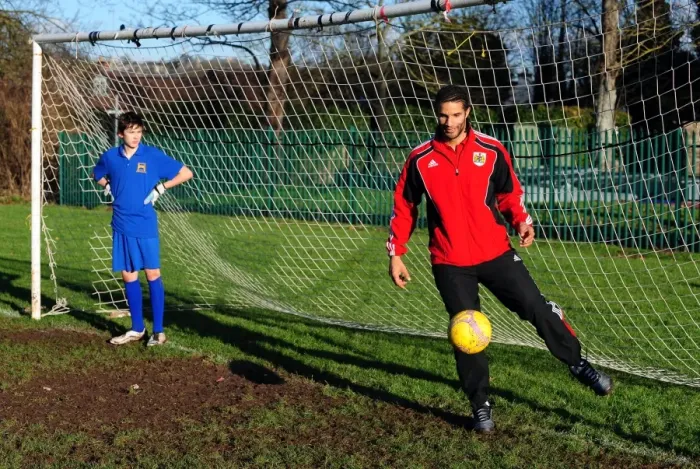 Framed Print : David James Visits Ashton Park School with Bristol City FC: A Memorable Day for Young Fans (Season 10-11)