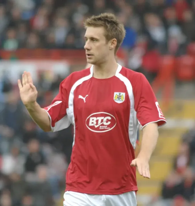 Framed Print : David Noble in Action: Bristol City vs Stoke City