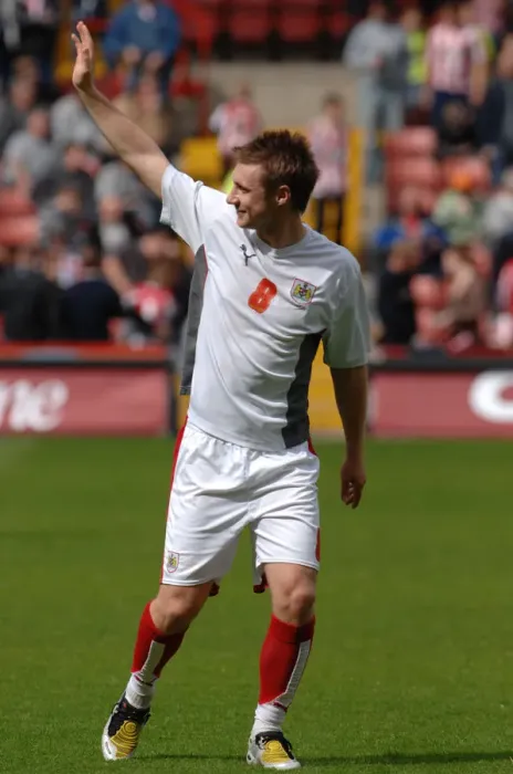 Framed Print : David Noble in the Heat of Sheffield United vs. Bristol City Rivalry