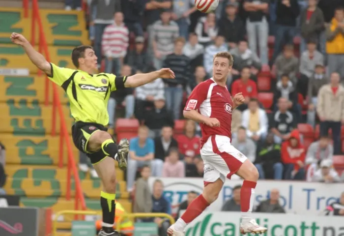 Framed Print : David Noble's Thrilling Goal: Bristol City vs Sheffield United