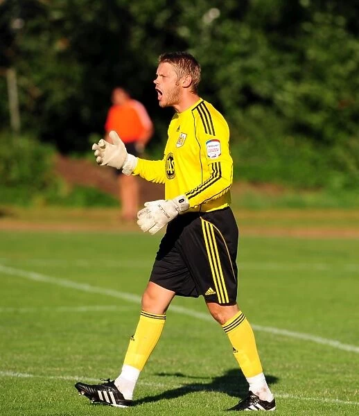 Dean Gerken in Action: Bristol City Goalkeeper vs Helsingborgs IF
