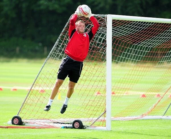 Dean Gerken: Bristol City Goalkeeper in Focused Pre-Season Training