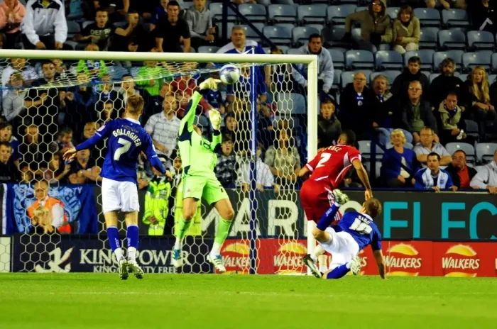 Framed Print : Dean Gerken's Save: Leicester City vs. Bristol City, Championship 2011 Framed Print : Dean Gerken's Save: Leicester City vs. Bristol City, Championship 2011