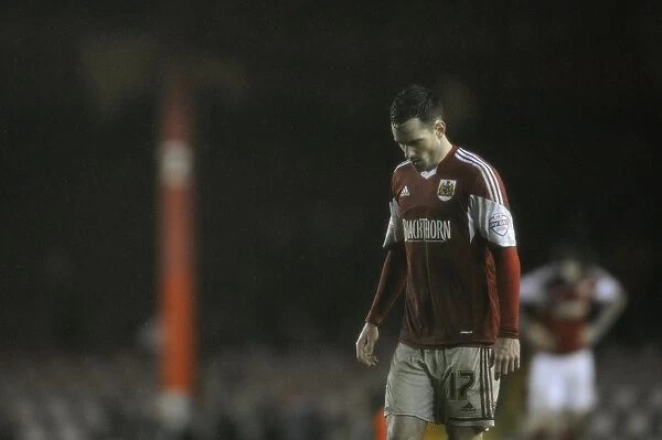 Dejected Greg Cunningham of Bristol City After Loss to Coventry City