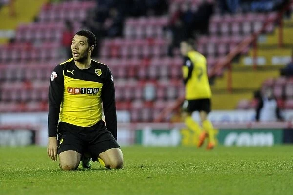 Dejected Troy Deeney of Watford After FA Cup Loss to Bristol City