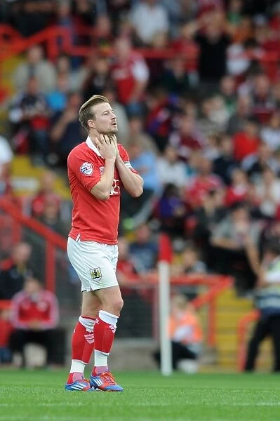 Dejected Wade Elliott After Costly Giveaway in Bristol City's Loss to MK Dons
