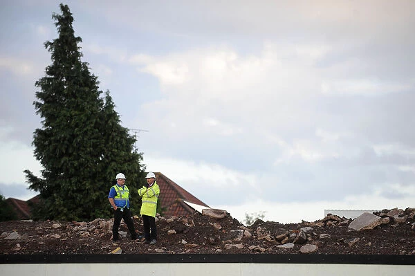 Demolition of Wedlock Stand at Ashton Gate: Builders Prepare for Bristol City's New Football Season