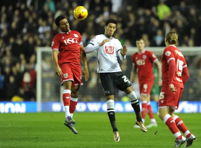 Framed Print : Derby County v Bristol City 151215