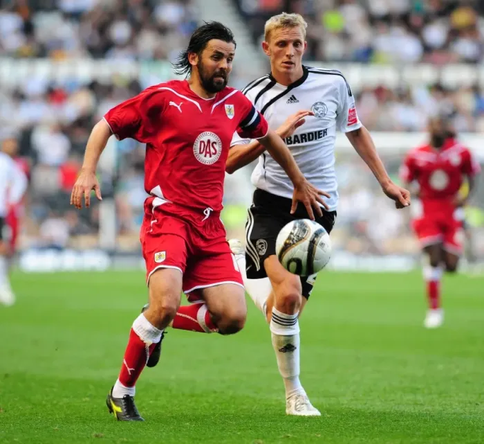 Framed Print : Derby County vs. Bristol City: A Football Rivalry - Season 09-10