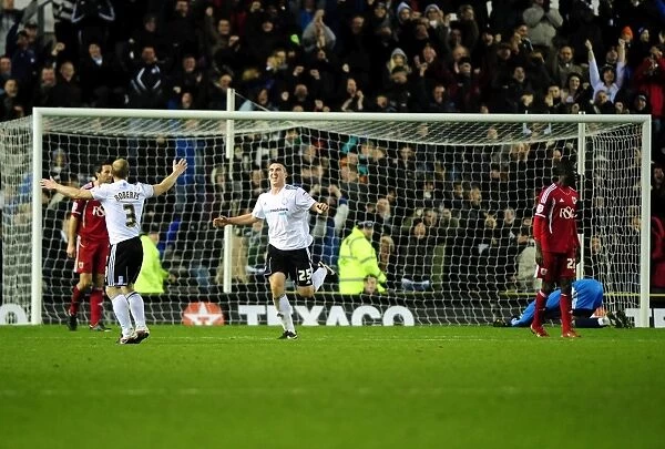 Derby County's Callum Ball Scores the Championship-Winning Goal Against Bristol City (10 / 12 / 2011)