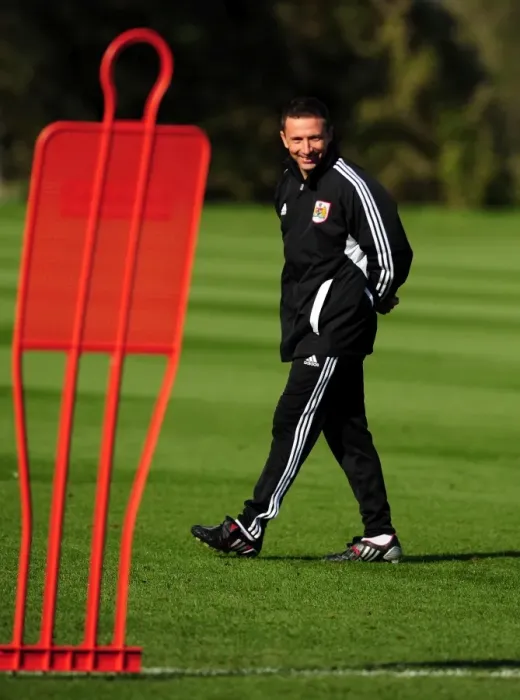 Framed Print : Derek McInnes Begins New Era as Bristol City Manager at Ashton Gate Stadium (October 2011)