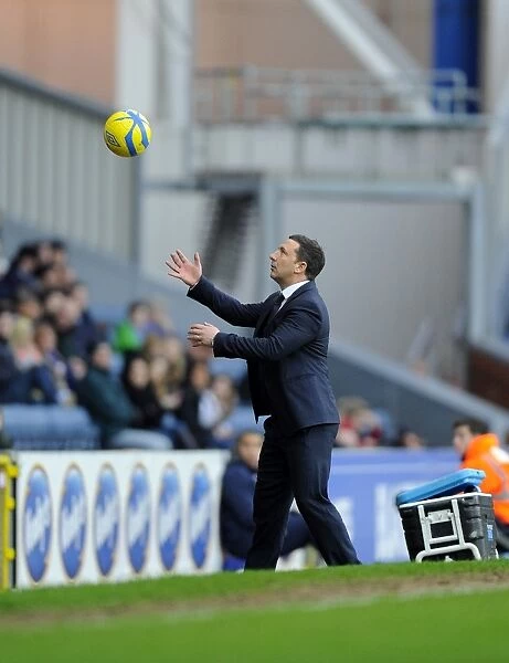Derek McInnes of Bristol City Catches the Ball during FA Cup Match against Blackburn Rovers, 2013