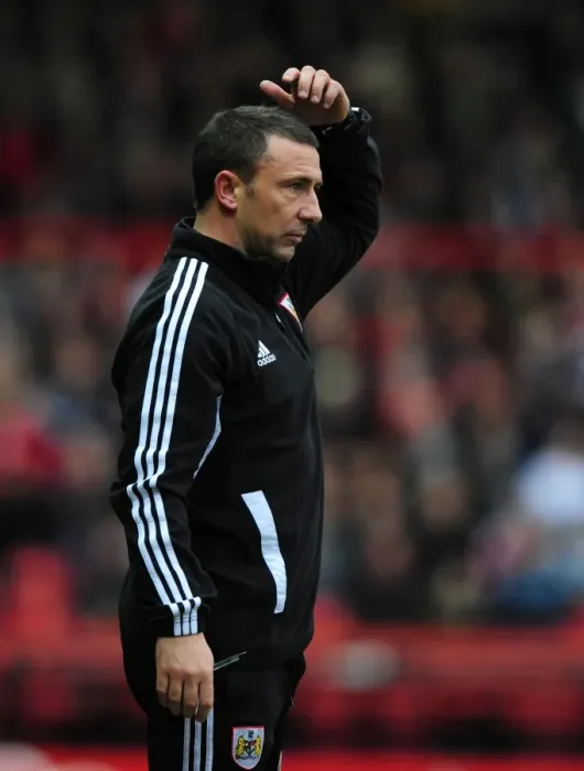 Framed Print : Derek McInnes: Bristol City Manager Leading the Charge Against Southampton Framed Print : Derek McInnes: Bristol City Manager Leading the Charge Against Southampton